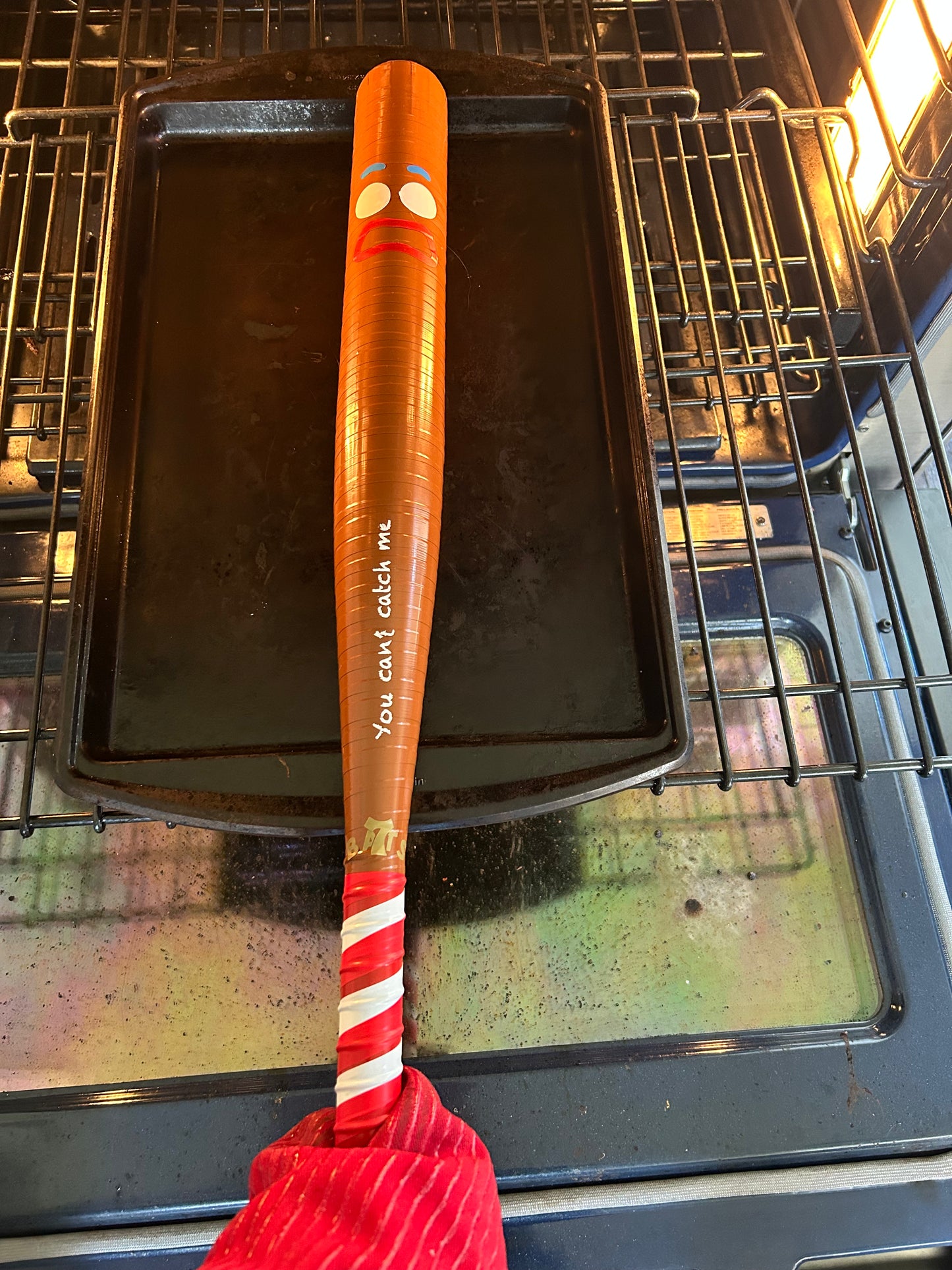 1 of 1 Holiday exclusive Candy Cane grip Gingy bat